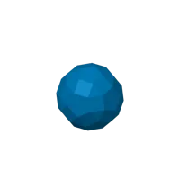 Sphère low poly - rhombicosidodécaèdre — photo 2