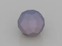 Sphère low poly - rhombicosidodécaèdre — photo 1