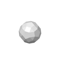 Sphère low poly - rhombicosidodécaèdre — photo 5
