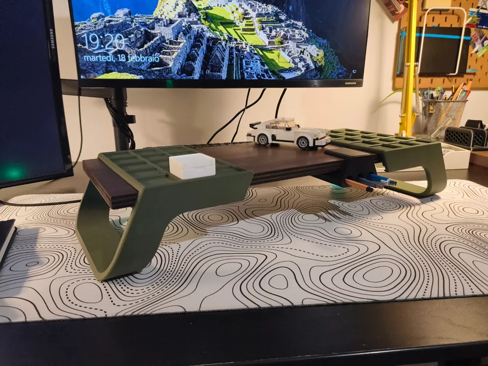 Gridfinity Modern Minimalistic Monitor Riser by Sapo MakerWorld ...