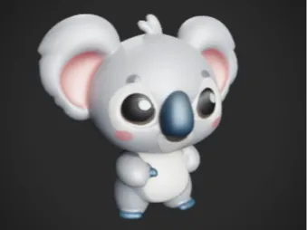 Koala cartoon, cute koala