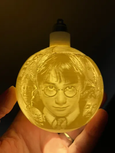 Adorno navideño decorativo - Estatuilla de Año Nuevo de color champán de diseño especial