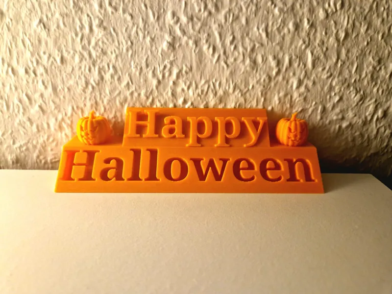 Happy Halloween Schild