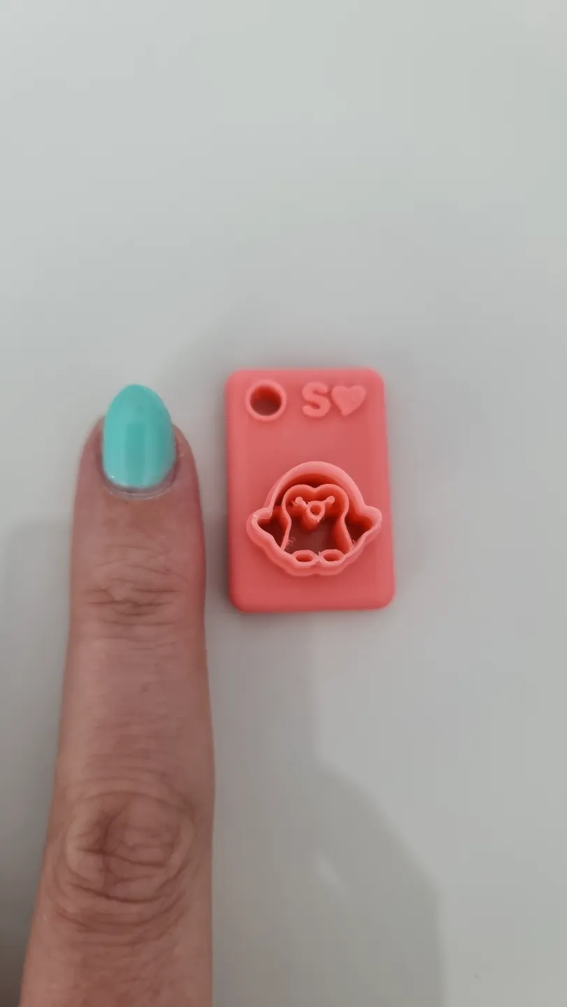 Polymer Clay Earring Cutter - Penguin view 2