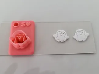 Polymer Clay Earring Cutter - Penguin
