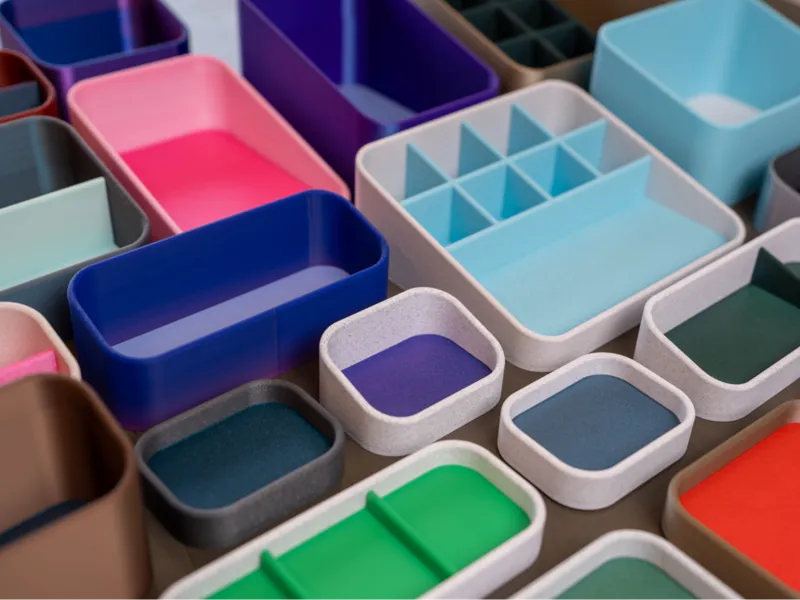 Canvas Catch All Modular Desk Tray System