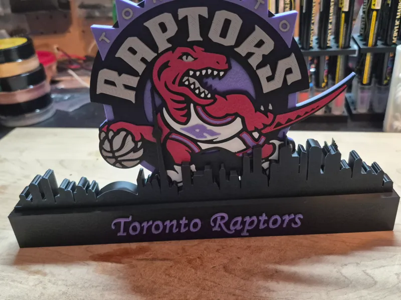Toronto Raptors Skyline Original Logo 