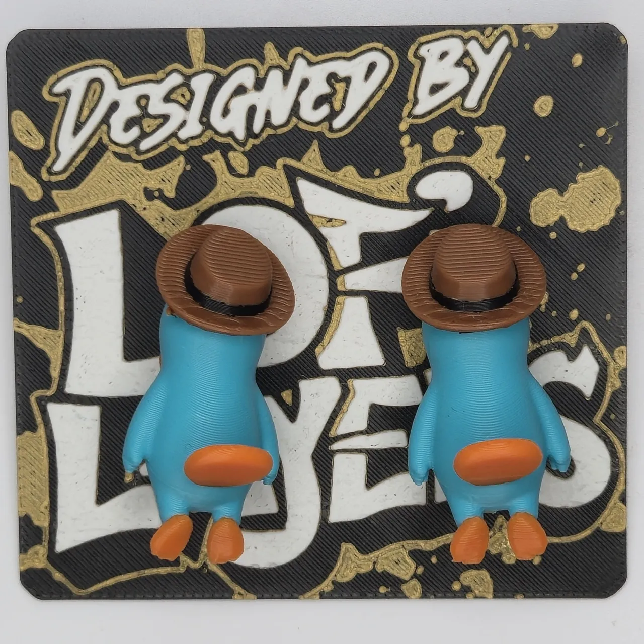 Perry the Platypus Chomper Earrings view 3