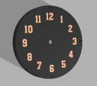 Blank Clock (numbers only, no logo)