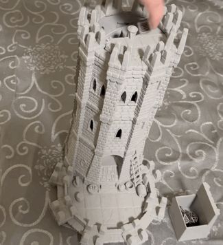 Castle tower - D&D - tower - Added dice storage