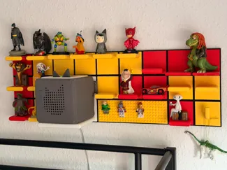 Toniebox Halter für WORBY + Regalfächer