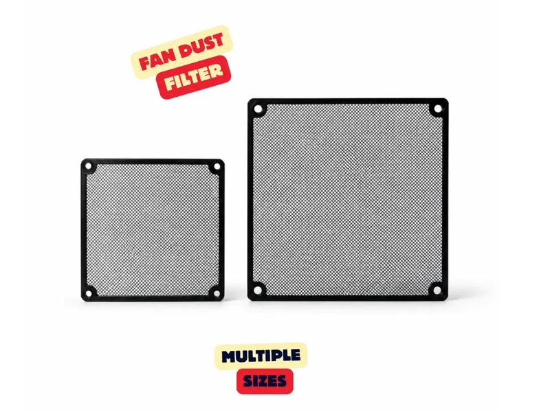 FAN DUST FILTER / PRINTED FAN COVER