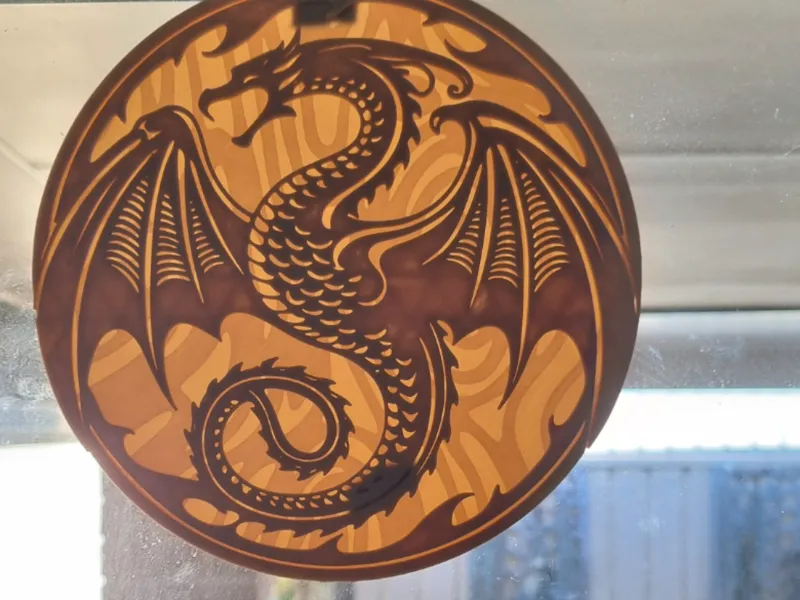 dragon light art 1
