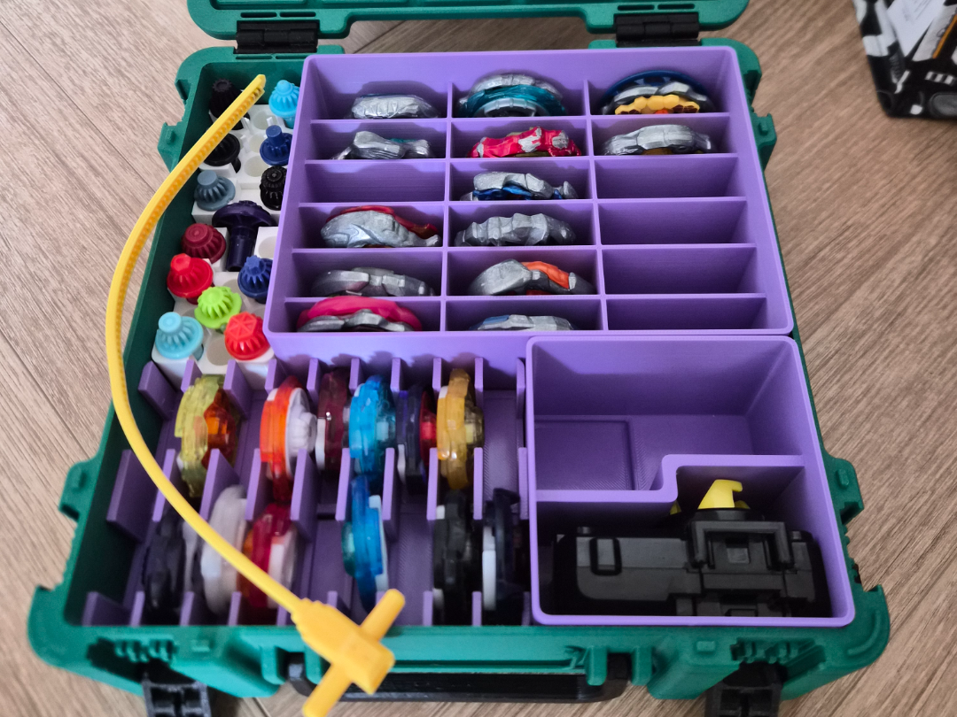 Beyblade X Blades Gridfinity Bin 4x3x9u