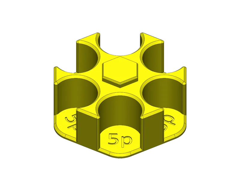 Stackable Coin Organiser – 5p (Holds £3.00)