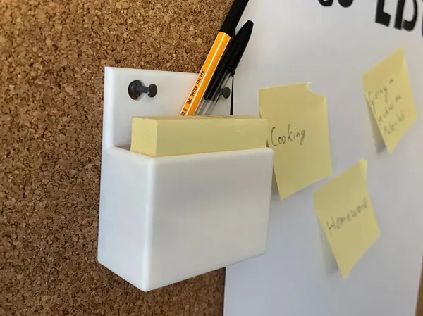 Support à notes pour panneau en liège