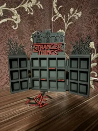 Stand with hinges