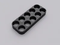 Without Bottom Layers 0.24mm layer, 2 walls, 10% infill