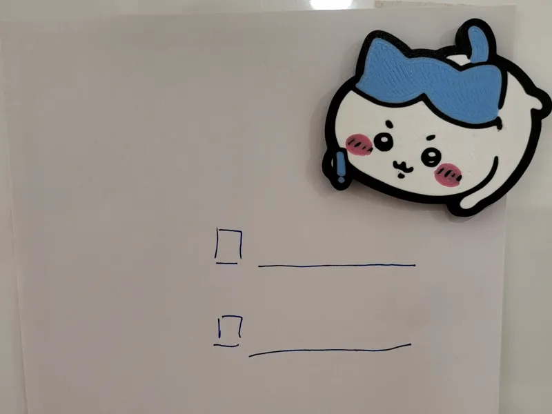 吉伊卡哇-小巴貓(ちいかわ-ハチワレ)冰箱磁鐵