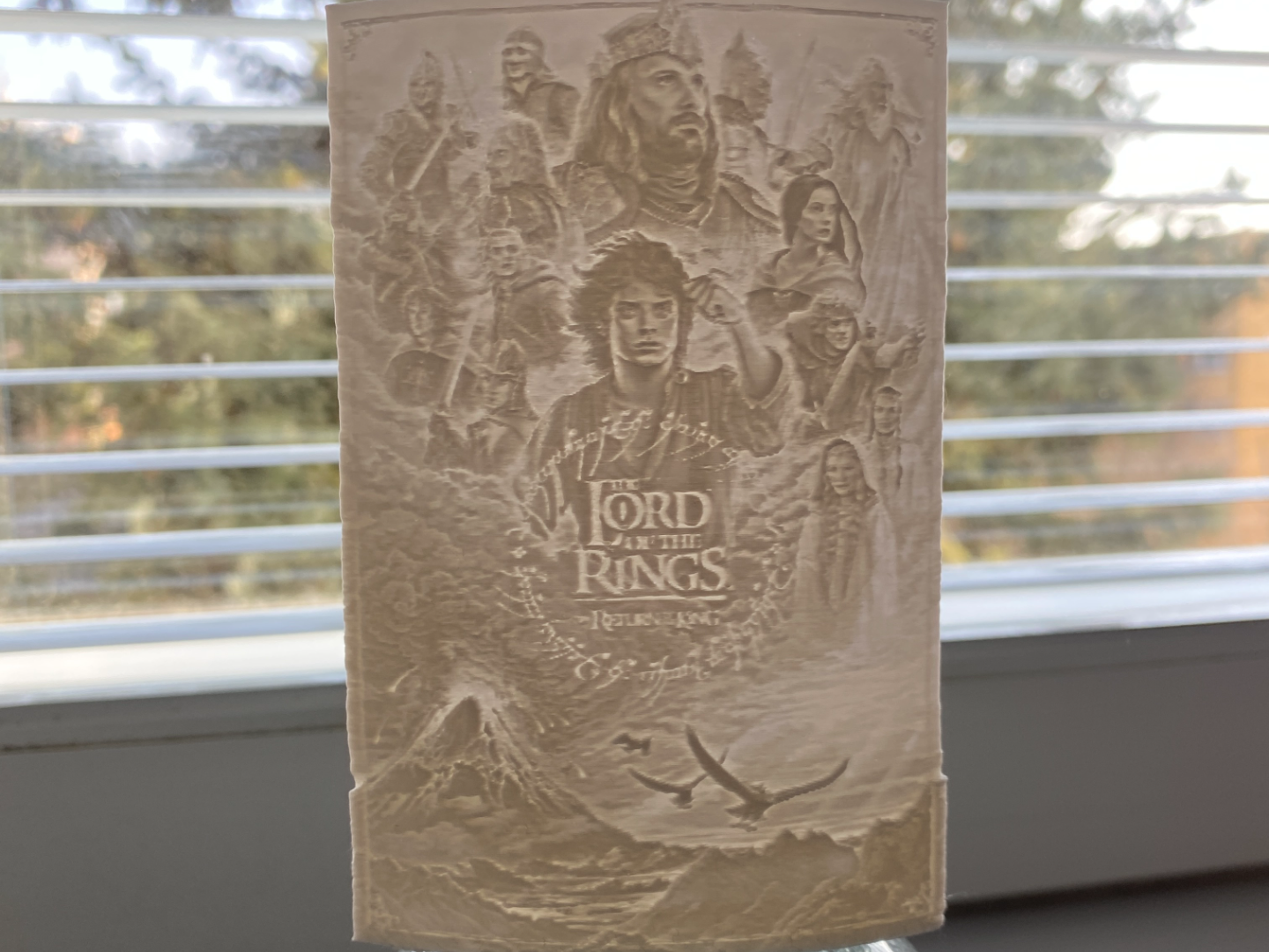 Lord of the Rings - Detailed Lithophane