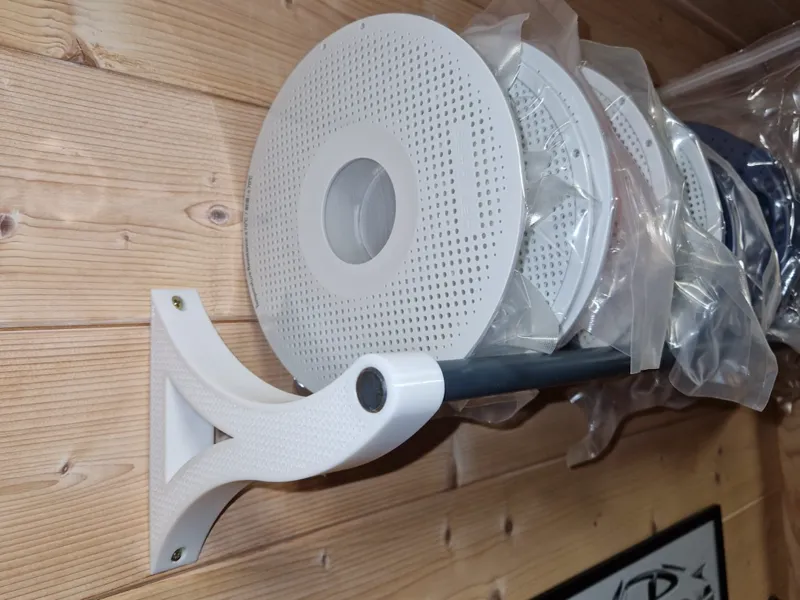 Wall-Mounted Single-Rod Filament Spool Holder
