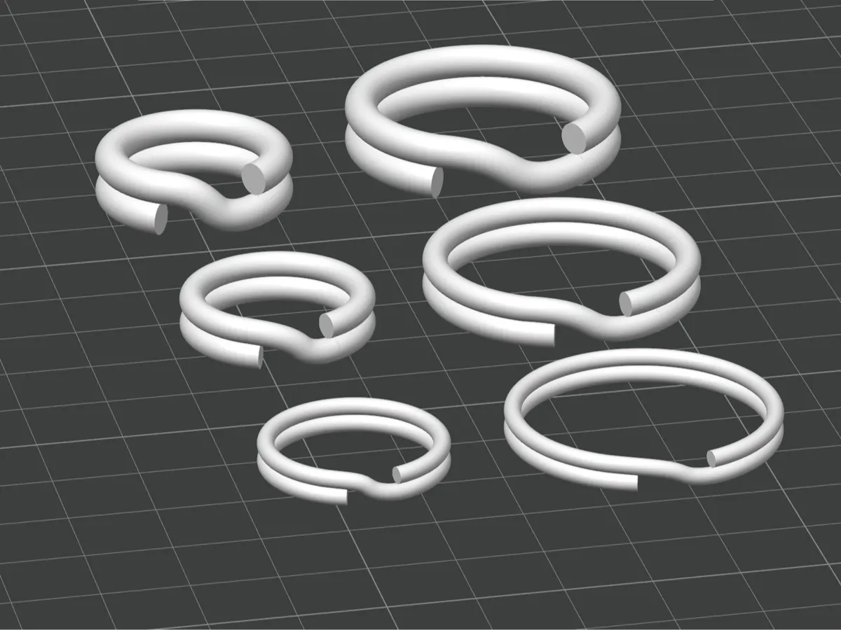 Classic Key Ring - Free 3D Print Model - MakerWorld