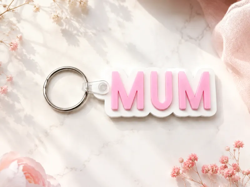 Mum Keyring, Mother's Day Keychain