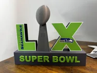 Seahawks Plate 0.16mm layer, 2 walls, 15% infill