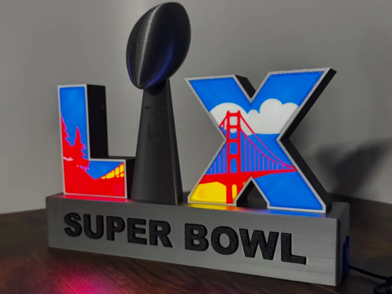 Super Bowl LX 2026–Official Golden Gate Lightbox!