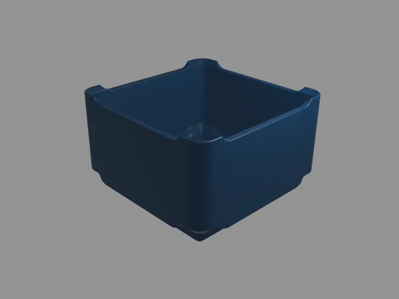 Gridfinity 1x1x2 Wall thicknesses optimized 1,6mm