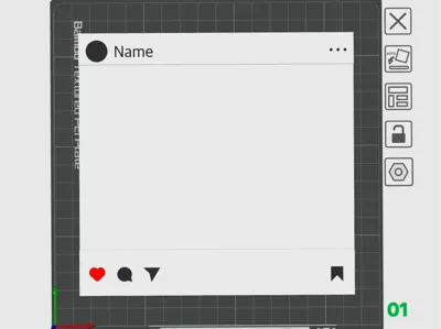 Photo Frame 4 x 6 - Instagram