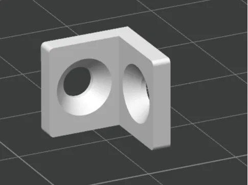Small holder handle straight angle 90 degrees m3