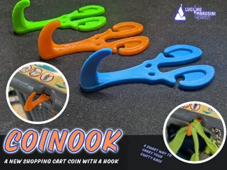 COINOOK — The Smart Shopping Cart Coin & Bag Hook