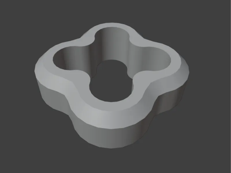 Clip for 5 PTFE tubes