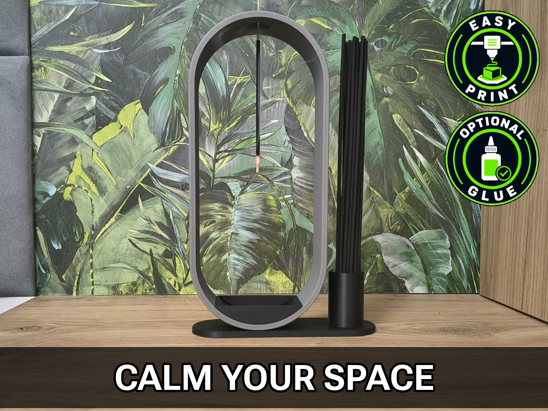 Incense Holder – Top-Down Burning Design