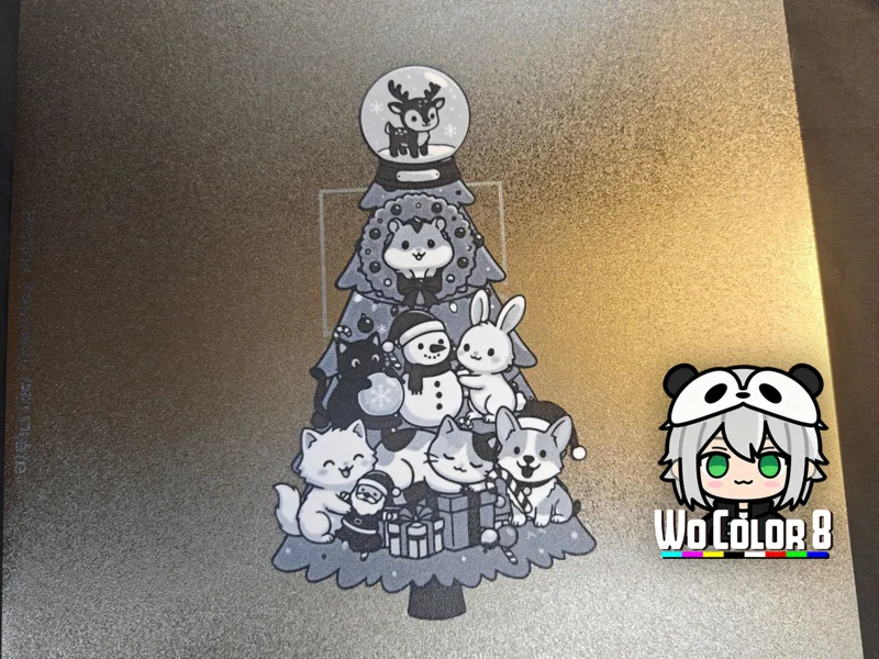 Christmas Tree by 2 color FDM