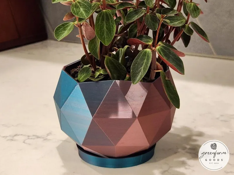 Low-Poly Geometric Planter