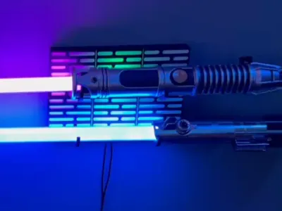 Star Wars Lightsaber Wall Mount for LED Lamp Kit