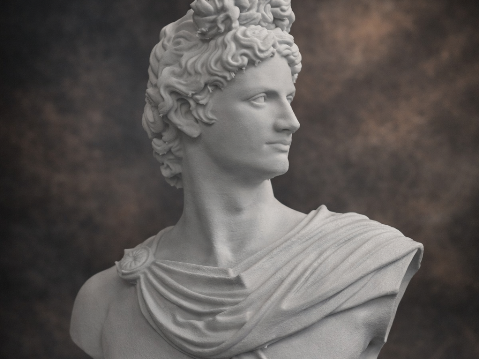 Apollo – Busto Classico del Dio della Luce