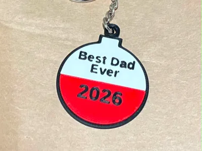 Customizable Bobber Keychain