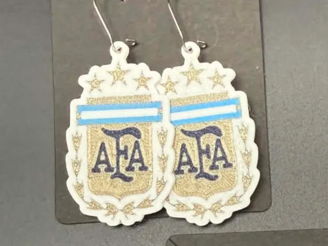Argentina Soccer Team Earrings
