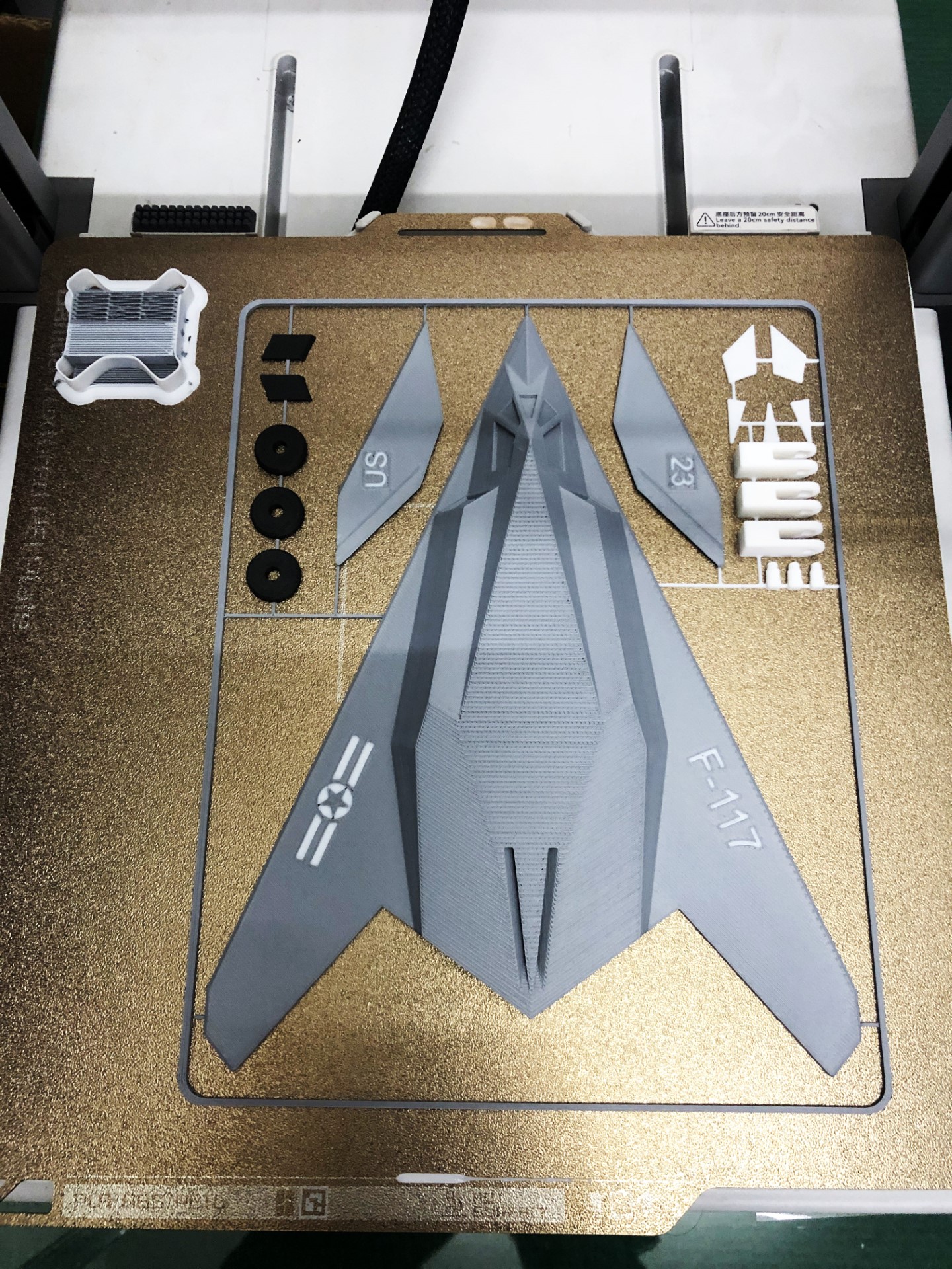 Miniatura 1 do modelo 3D F117夜鹰隐身攻击机