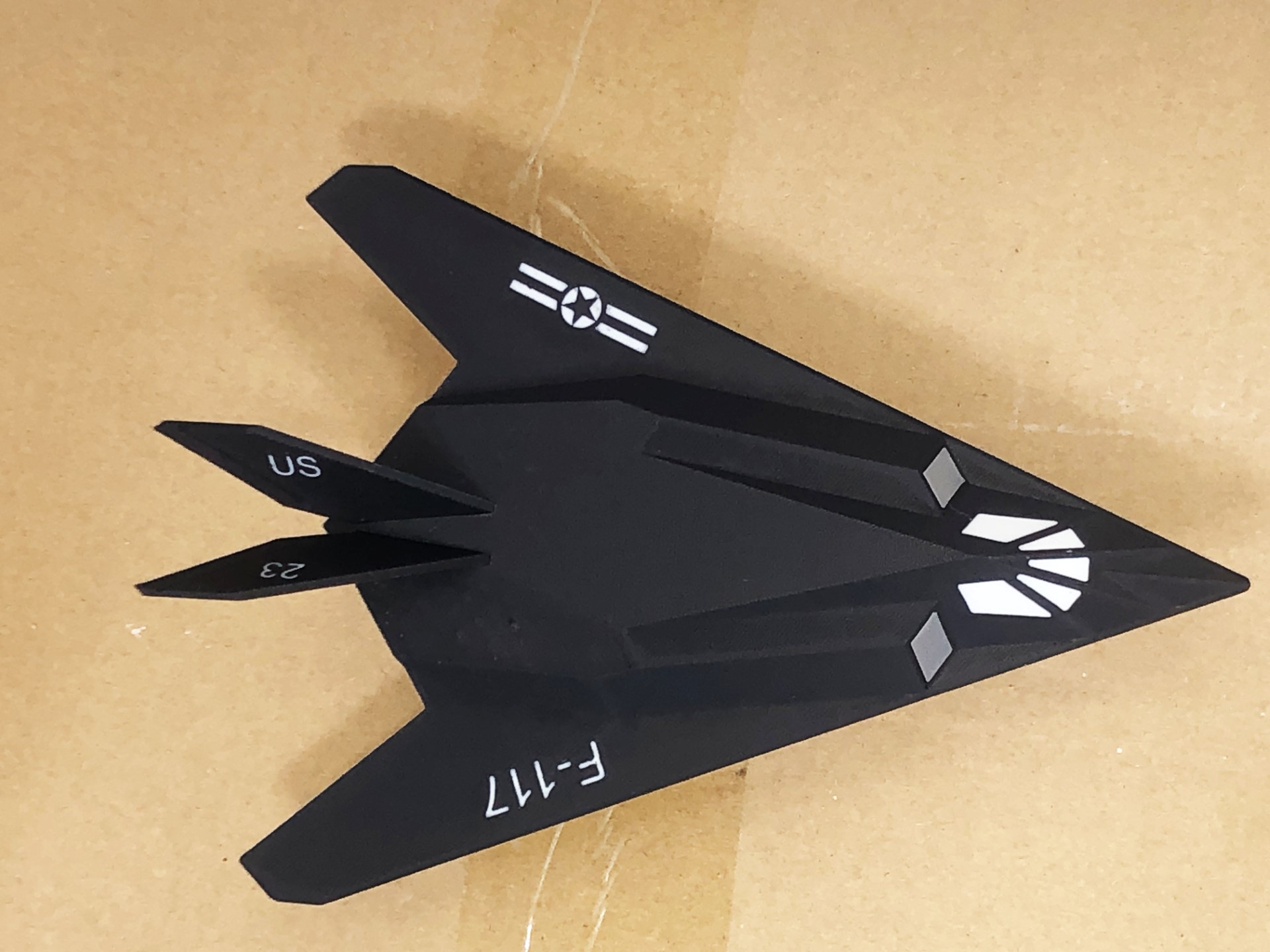 Miniatura 3 do modelo 3D F117夜鹰隐身攻击机