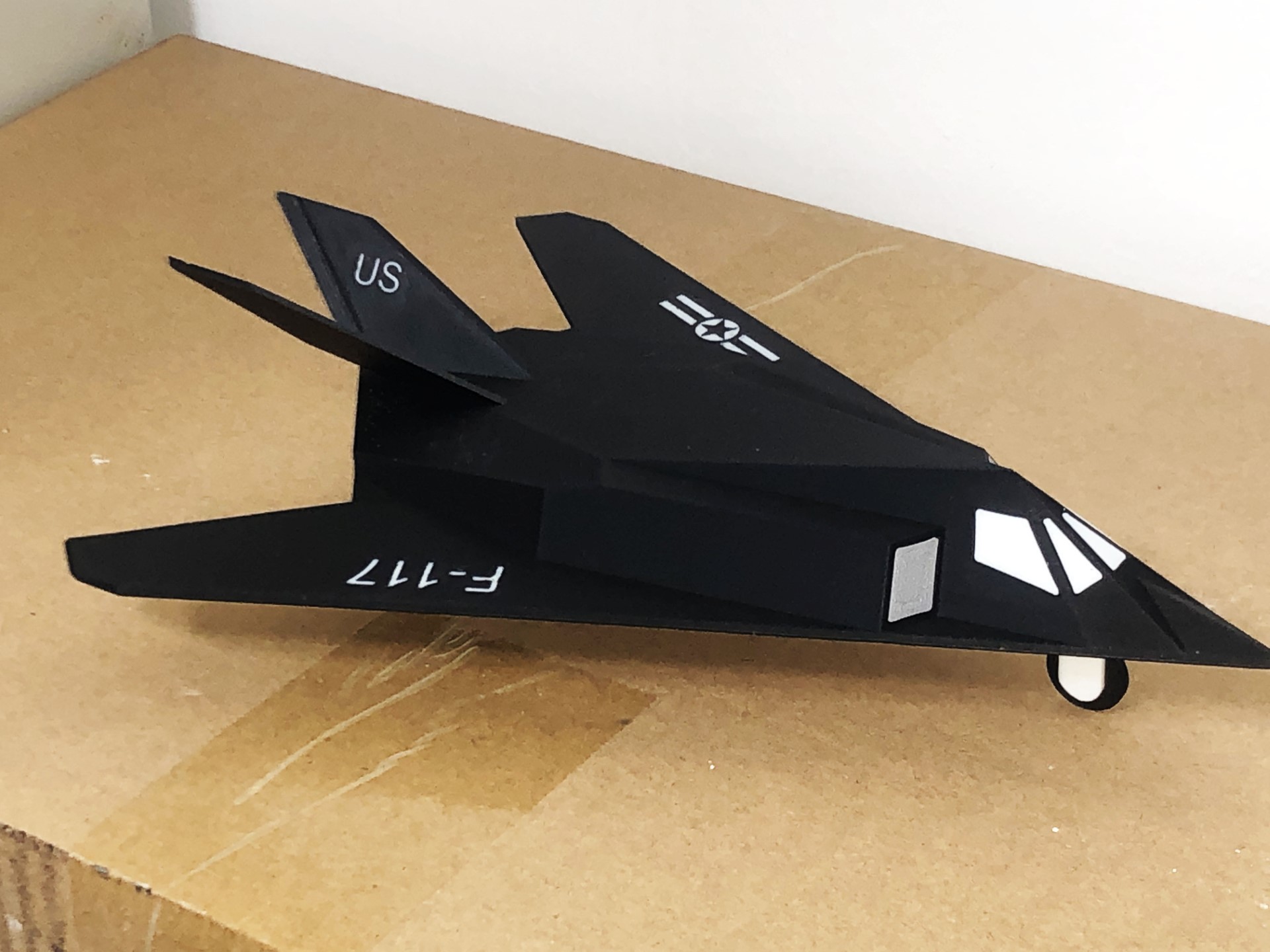 Miniatura 4 do modelo 3D F117夜鹰隐身攻击机