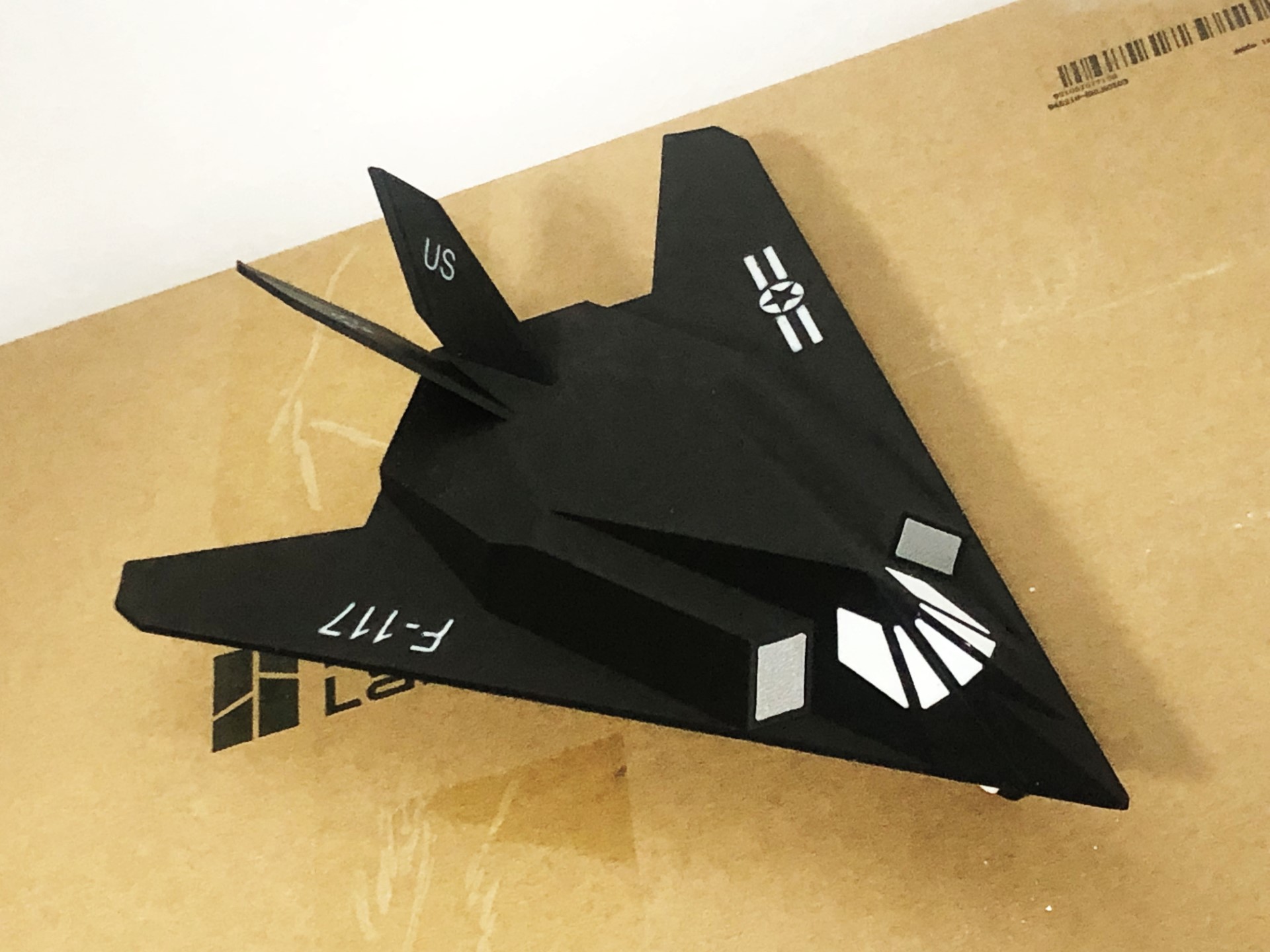 Miniatura 6 do modelo 3D F117夜鹰隐身攻击机
