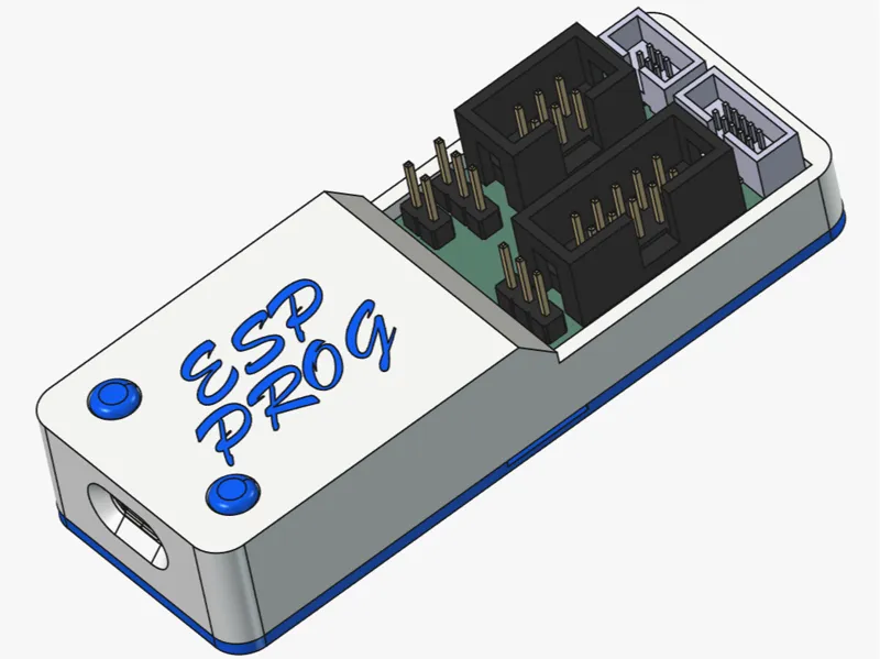 Housing for ESP-PROG JTAG adapter from Espressif