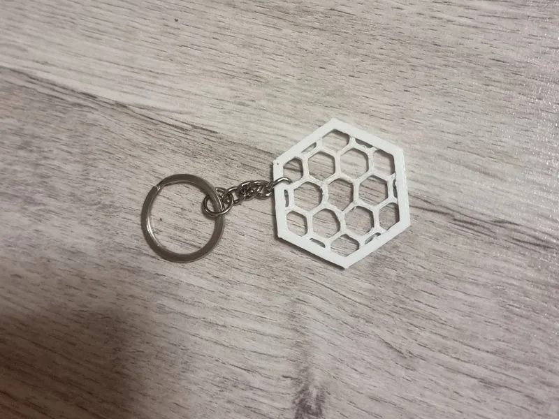 Hex keychain