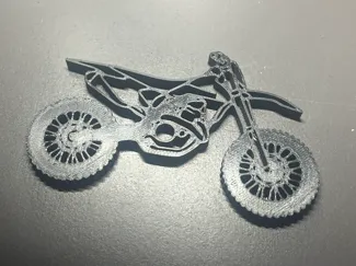 keychain motorcyckle motorbike cross dirtbike