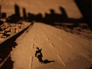 The Walking Dead Chroma-Leinwand