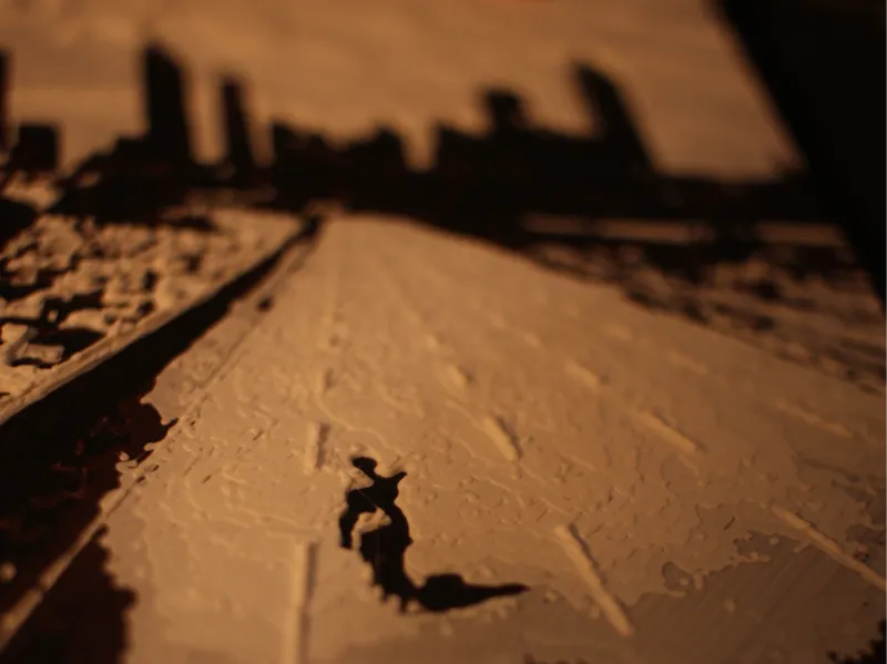 The Walking Dead Chroma-Leinwand